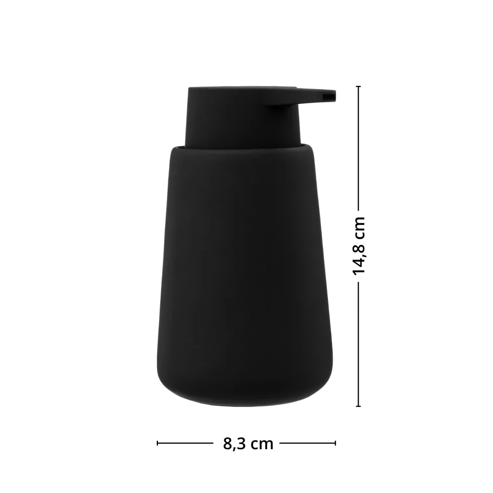 Svart såpedispenser 250 ml