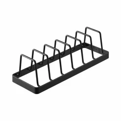 Tallerkenstativ sort 32 x 11 x 9 cm