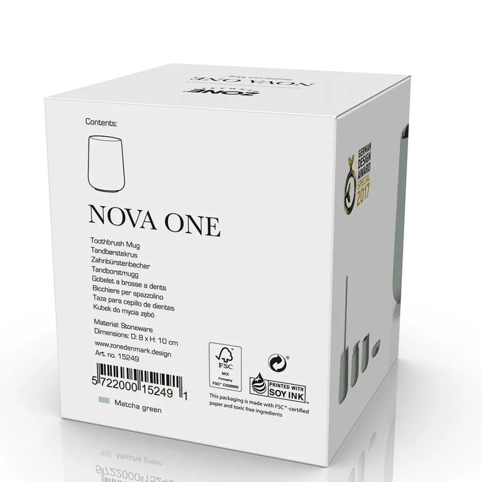 Tannbørsteholder Nova One Matcha Green 10 cm
