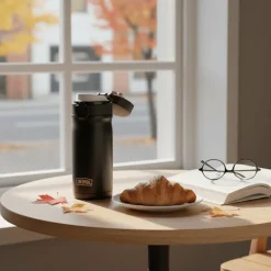 Termokopp JMY matt svart rustfritt stål 350 ml