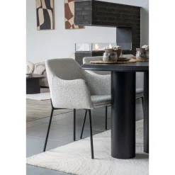 Tirano spisebord sort askefiner 220 cm