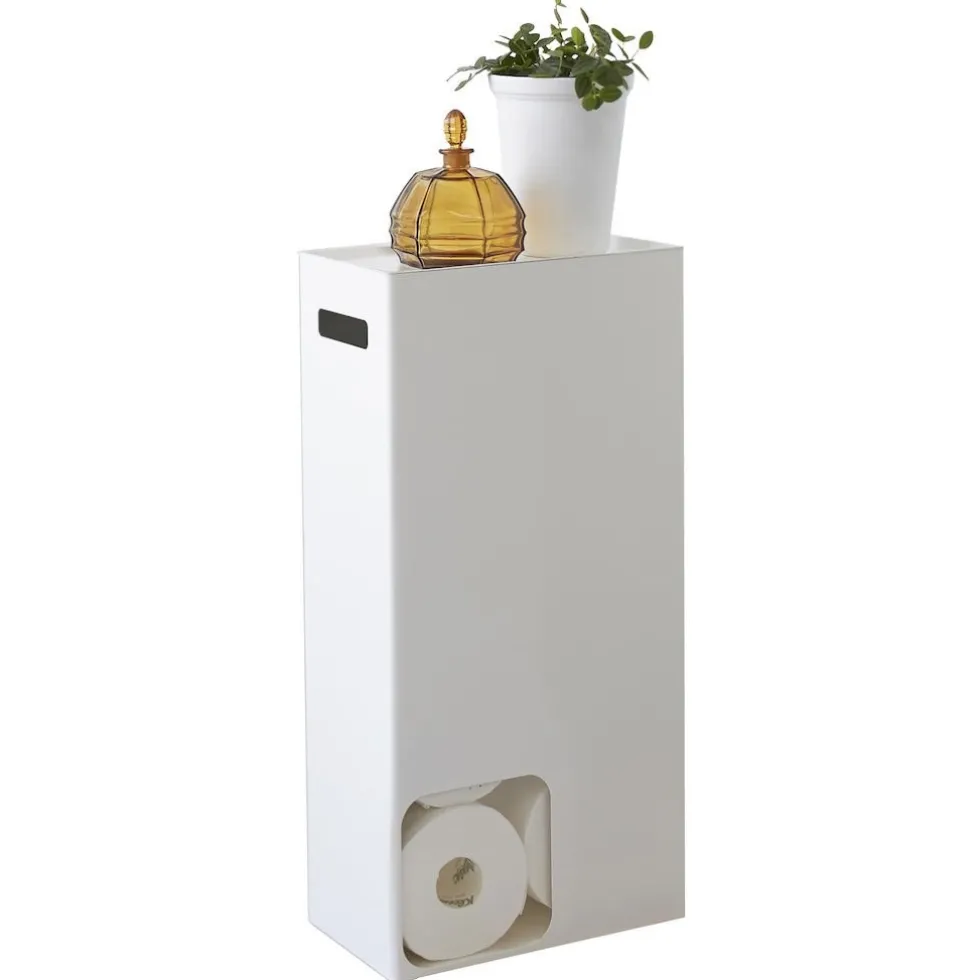 Toalettpapirstativ hvit 48 x 23 x 12 cm