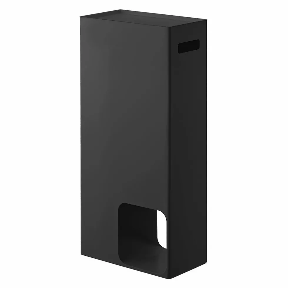 Toalettpapirstativ sort 48 x 28 x 12 cm