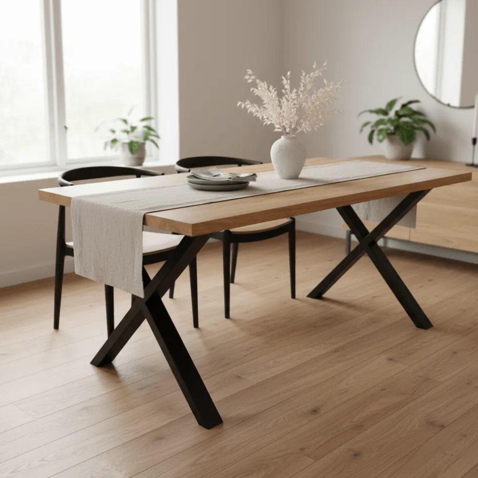 Toulon spisebord natur eik 200 cm