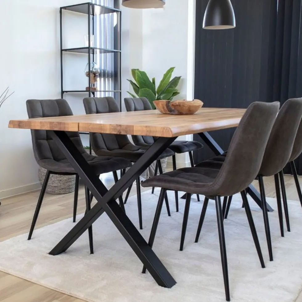 Toulon spisebord natur eik 200 cm