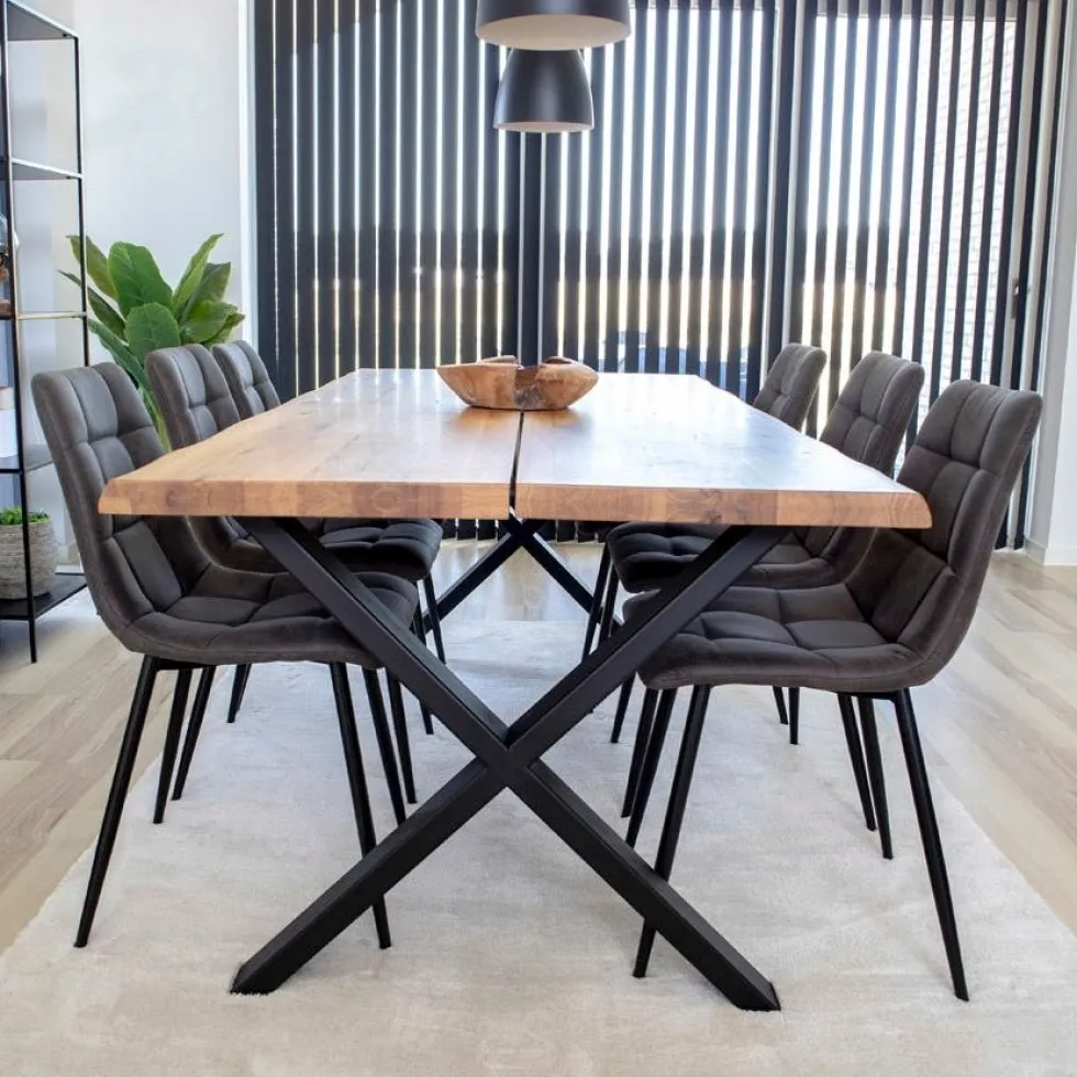 Toulon spisebord natur eik 200 cm