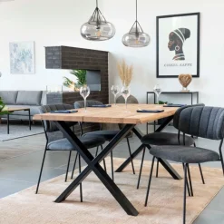 Toulon spisebord natur eik 140 cm