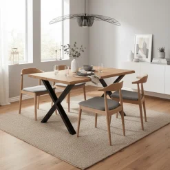Toulon spisebord natur eik 140 cm