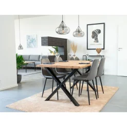 Toulon spisebord natur eik 140 cm