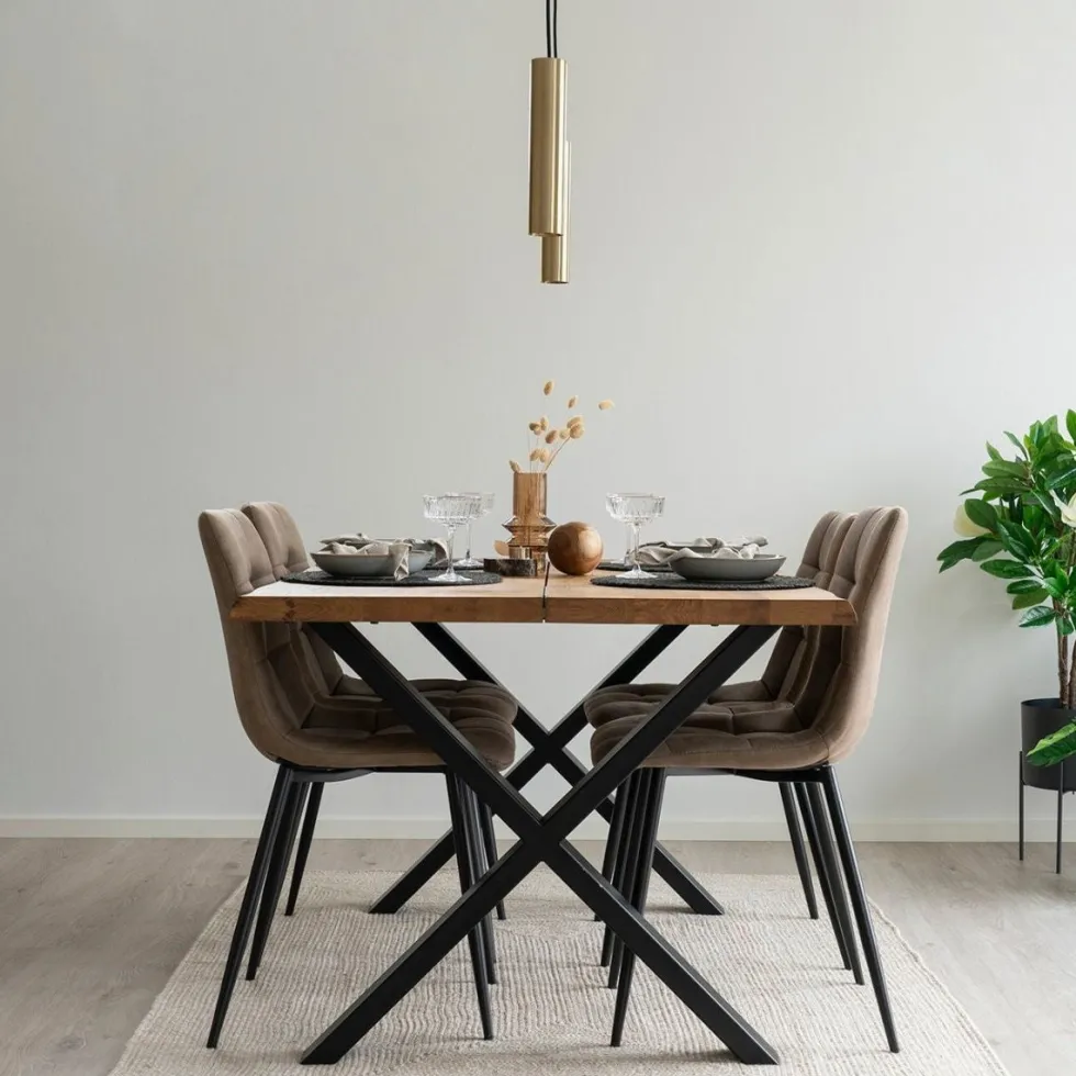 Toulon spisebord natur eik 140 cm