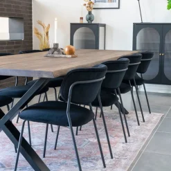 Toulon spisebord røkt eik 240 cm