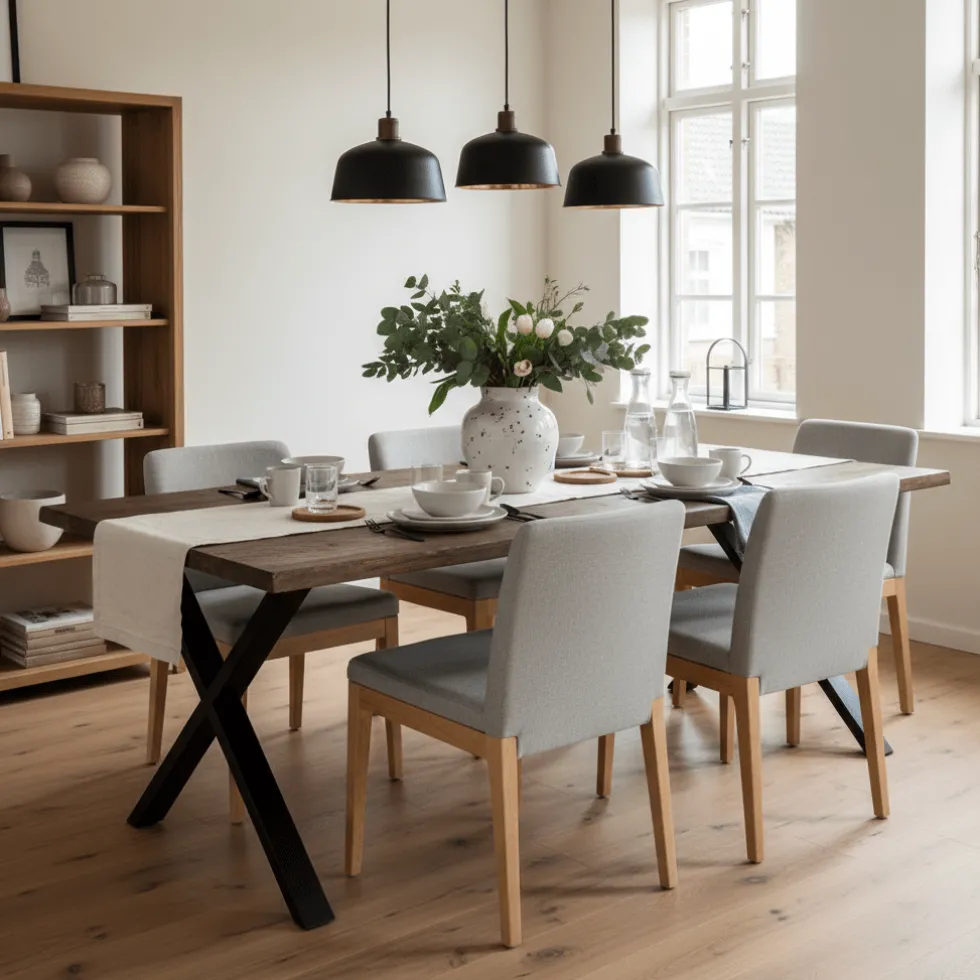 Toulon spisebord røkt eik 300 cm
