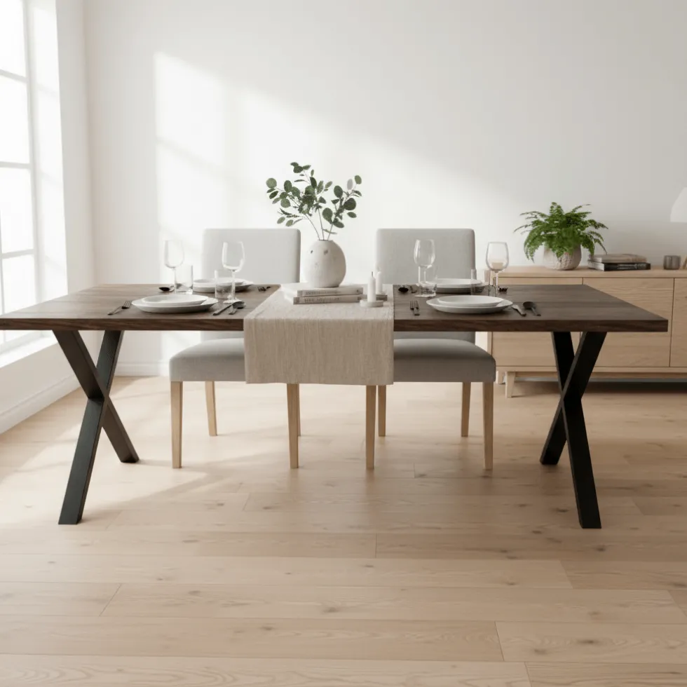 Toulon spisebord røkt eik 300 cm