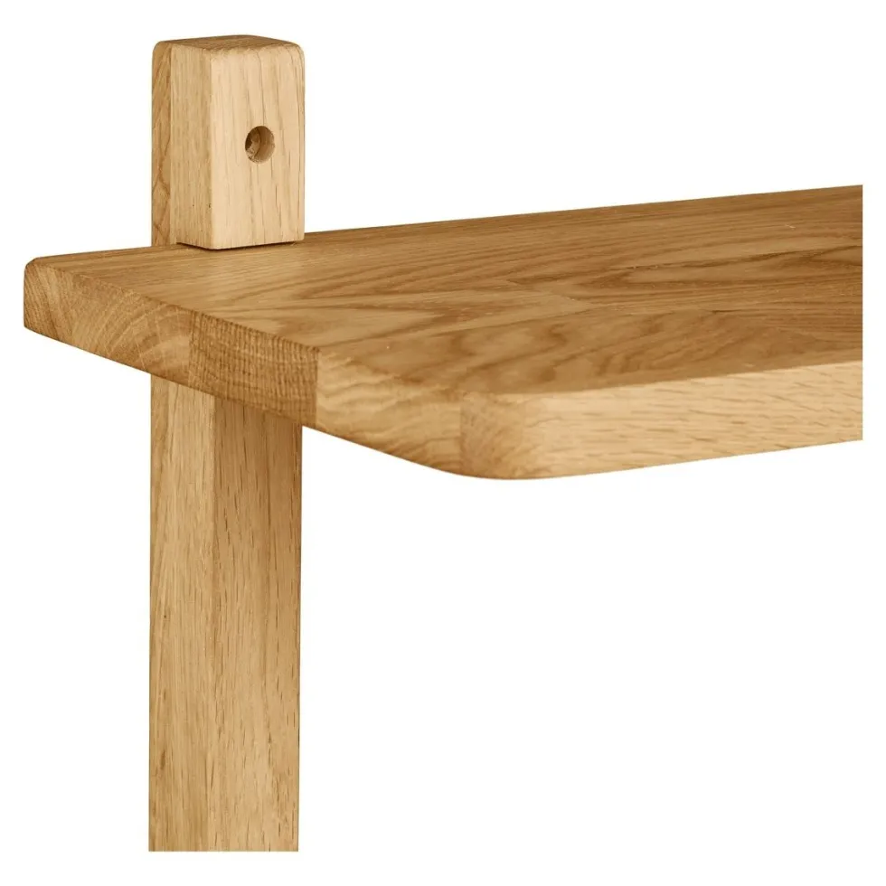 Townsville vegghylle eik 20 x 50 x 75 cm