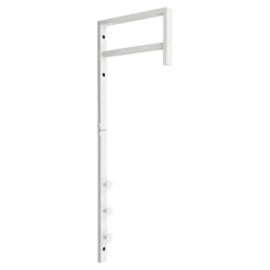 Trento vegghengt klesstativ hvit metall 82 cm
