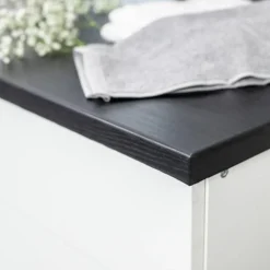 Treverk sort glatt matt kontaktplast