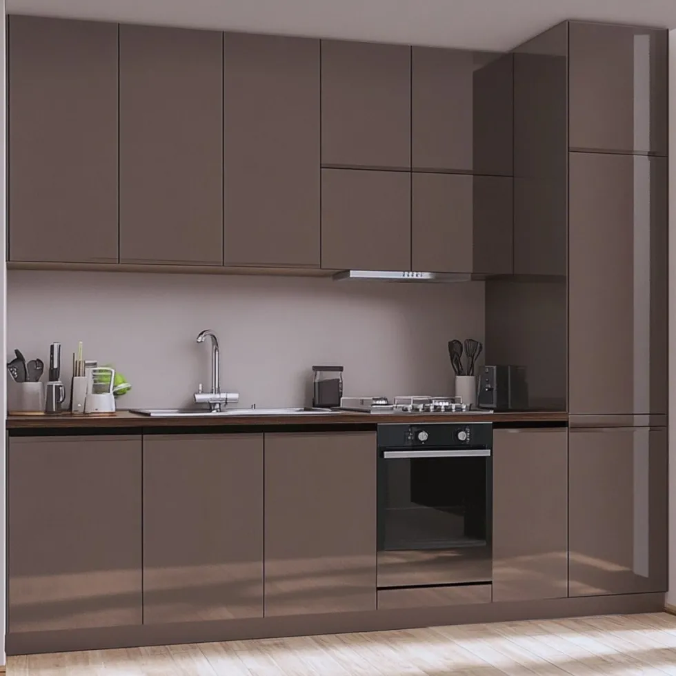 Uni lack taupe kontaktplast