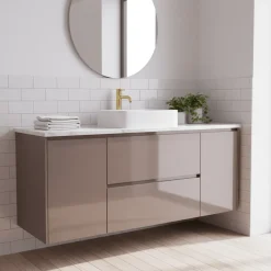 Uni lack taupe kontaktplast