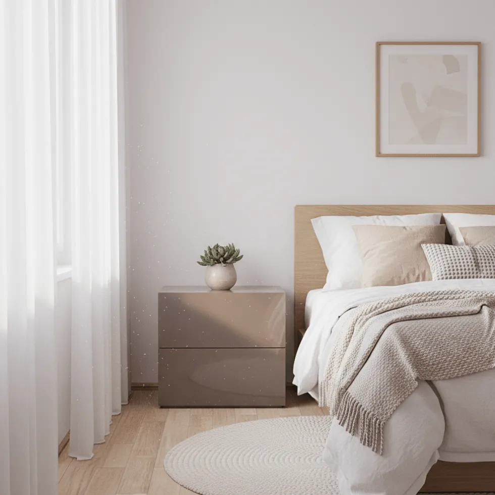 Uni lack taupe kontaktplast