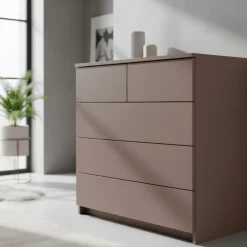 Uni Matt chocolate brown kontaktplast 45 cm x 2 meter