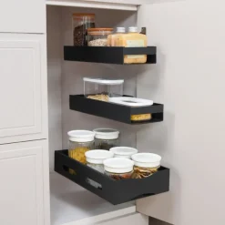 Uttrekkbar hylle medium sort