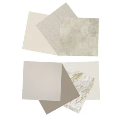 Vareprøvepakke beige kontaktplast