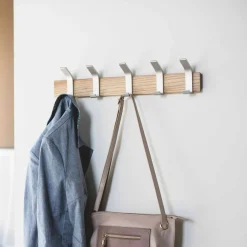 Veggmontert knaggrekke beige 50 x 10 cm