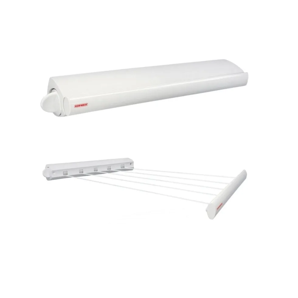Veggmontert tørkestativ Rollfix 210 Longline