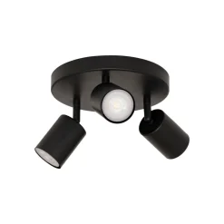 Vico taklampe med 3 justerbare spotter sort 20 cm