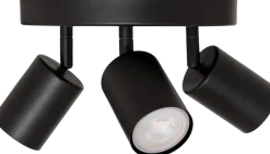 Vico taklampe med 3 justerbare spotter sort 20 cm
