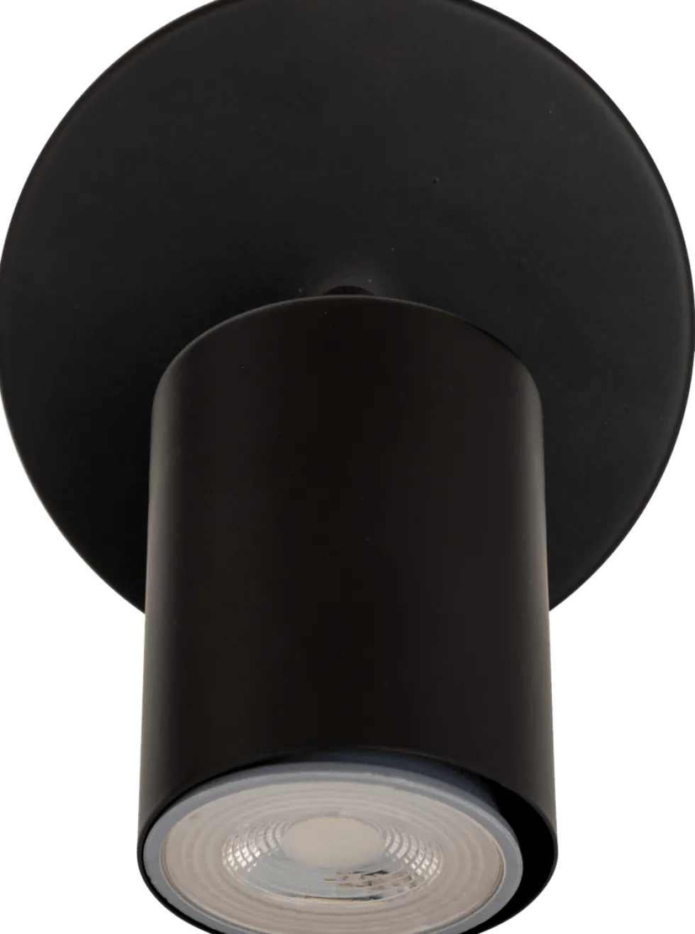 Vico vegg- og taklampe sort med 1 justerbar spot 10 cm