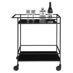 Vita barvogn 68 x 40 x 79 cm, sort metall