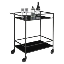 Vita barvogn 68 x 40 x 79 cm, sort metall