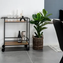 Vita barvogn 68 x 40 x 79 cm, treverk