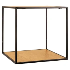 Vita vegghylle eikelook sort ramme 36 x 36 cm