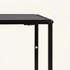 Vita vegghylle svart sort ramme 36 x 36 cm