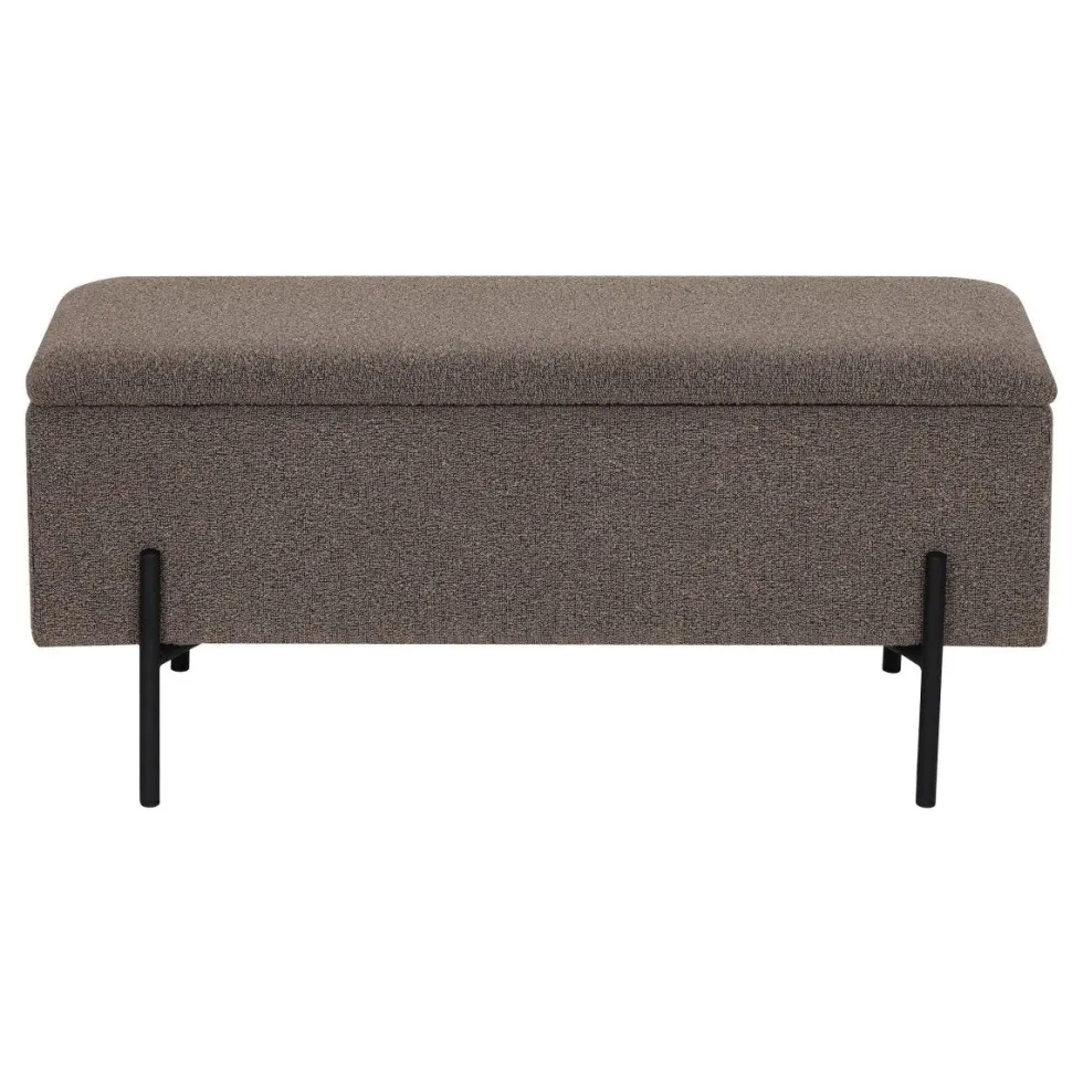 Watford benk med oppbevaring, boulcé brun 95 x 36,5 x 34 cm