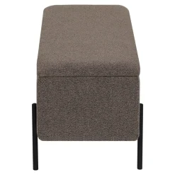 Watford benk med oppbevaring, boulcé brun 95 x 36,5 x 34 cm