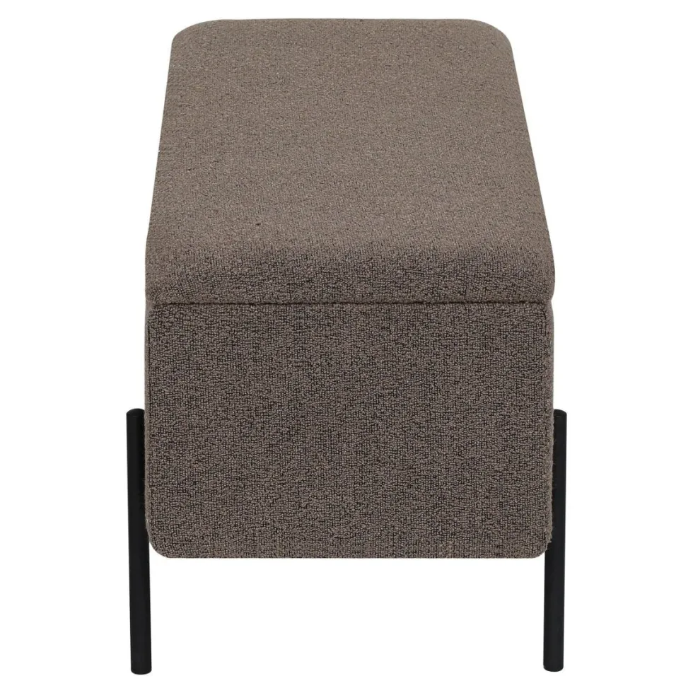 Watford benk med oppbevaring, boulcé brun 95 x 36,5 x 34 cm