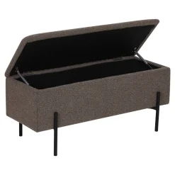 Watford benk med oppbevaring, boulcé brun 95 x 36,5 x 34 cm