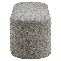 Westport benk bouclé grå 120 x 45 x 44 cm