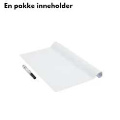Whiteboardfolie med tusj